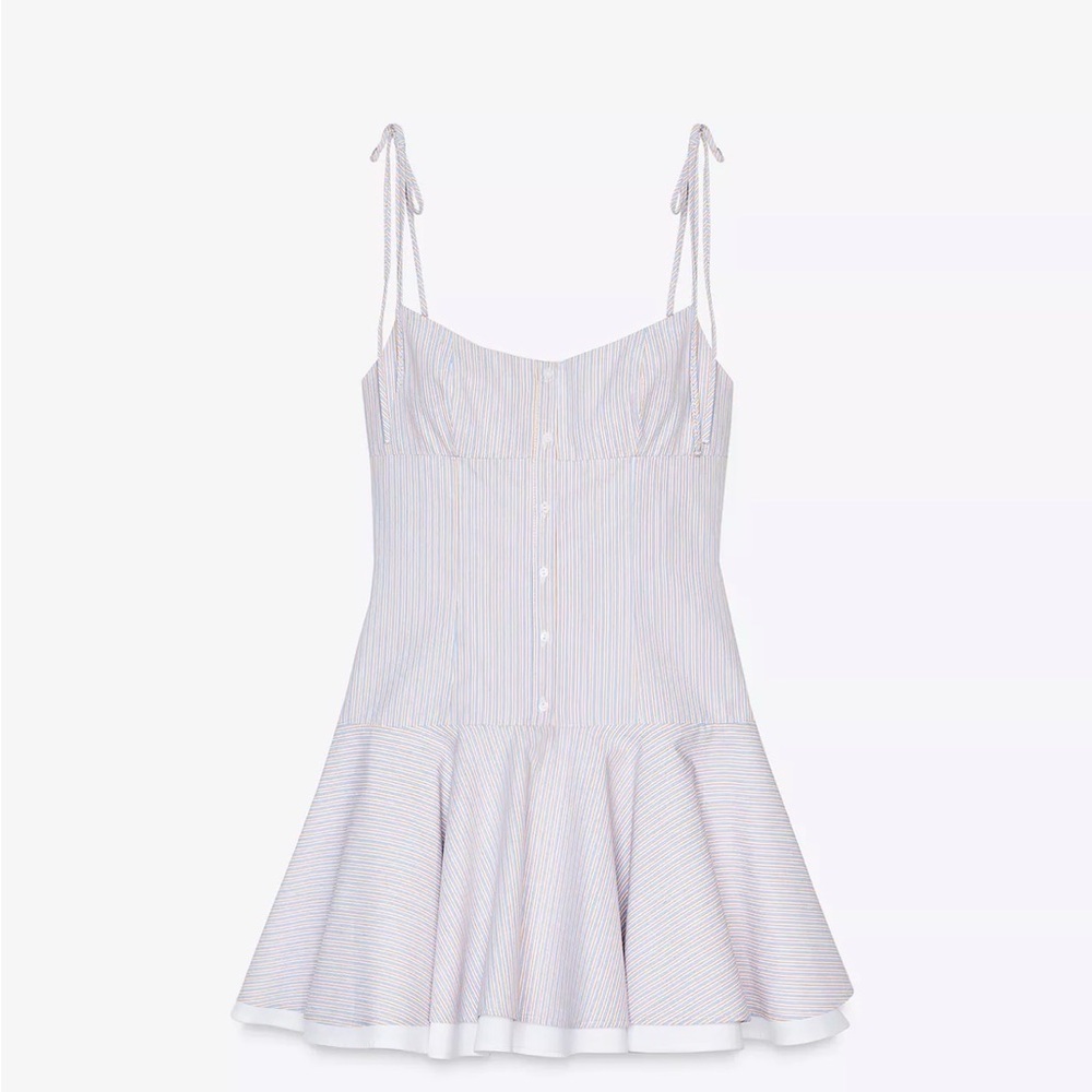 Zara striped mini dress NWT
